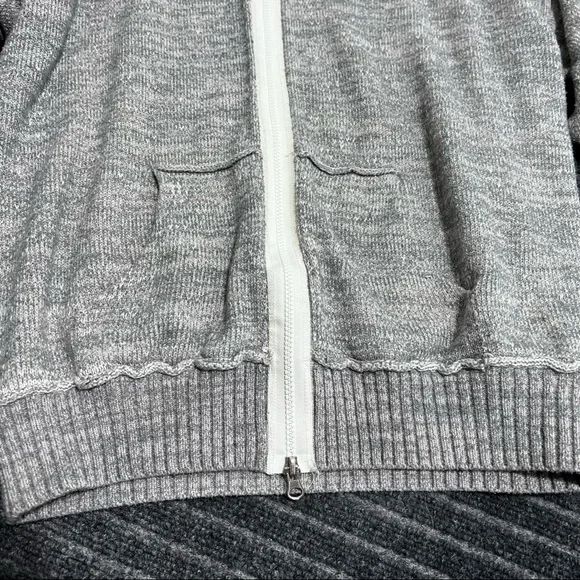 Free People In Bloom Oversized Slouchy Hoodie Sweater In Gray. Size XS - Picture 12 of 16